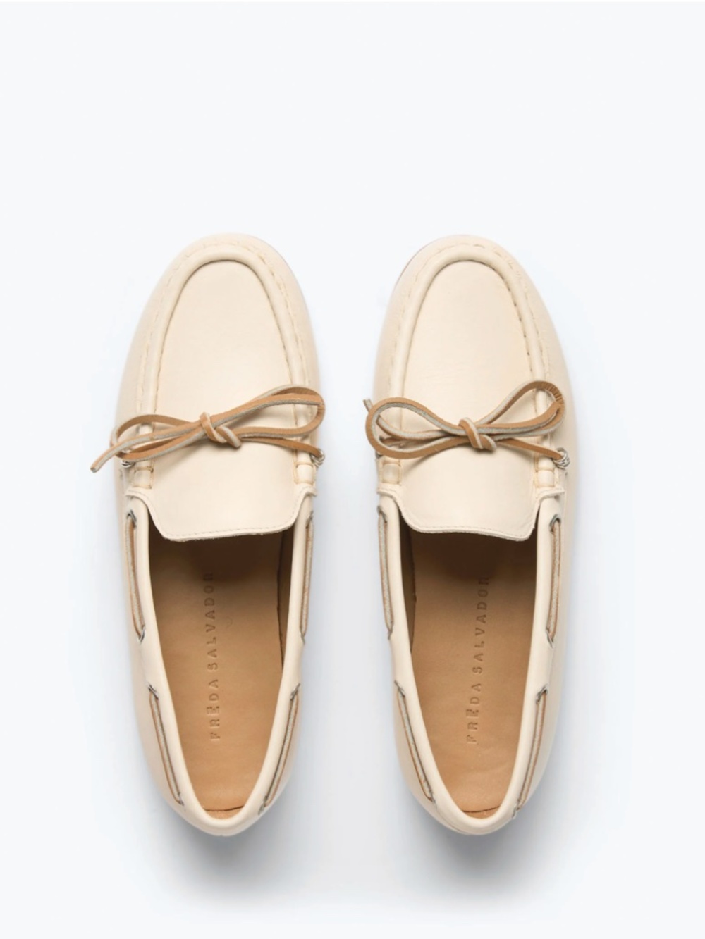 Freda Salvador Leather Boat Shoe